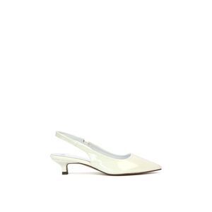 XY London Womens/Ladies Jenny Sling Back Kitten Heel Pumps / White